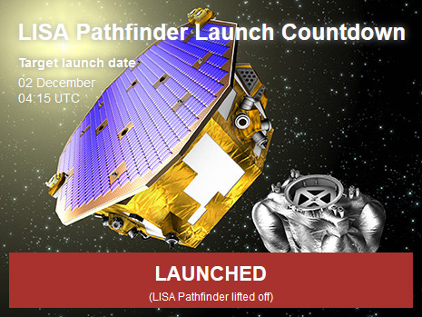 LISA Pathfinder Launch Countdown