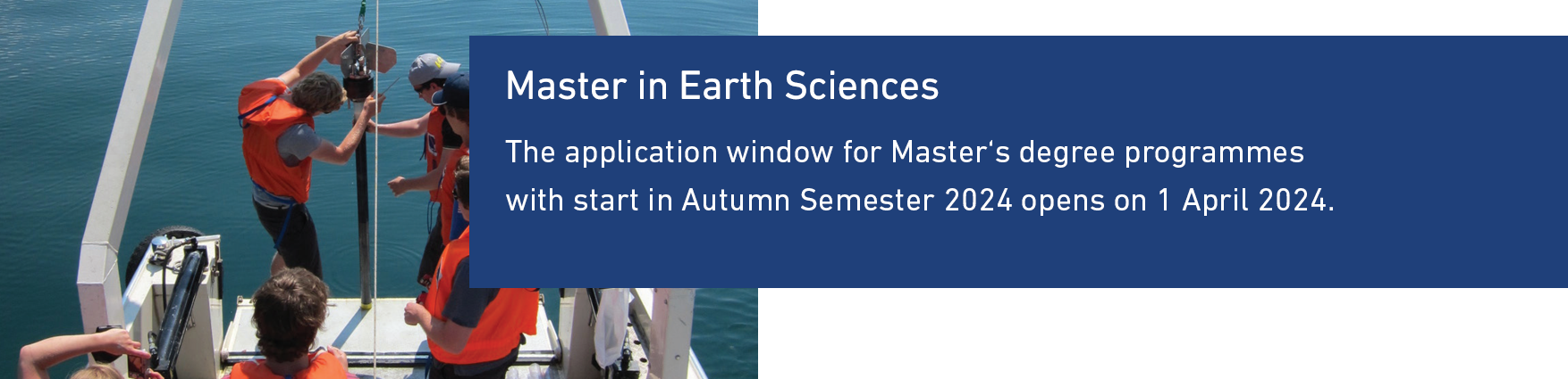 Master in Earth Sciences