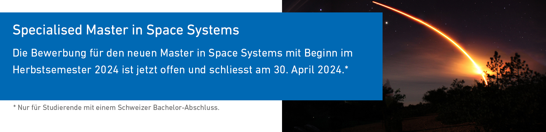 Specialised Master in Space Systems